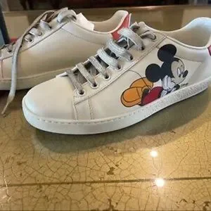 GUCCI コラボ disney スニーカー Gucci | Shoes | Bnib Gucci X Disney Ace Sneakers 385 Us Size